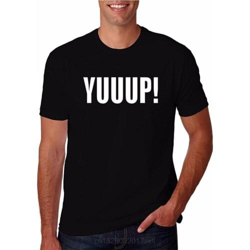 Arrivals Summer Style Funny Adult YUUUP! Mes Printed High Quality T-shirt