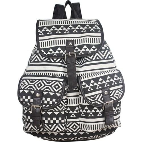 Women Retro Hobo School Bag Satchel Bookbags Backpack Canvas Travel Rucksack New New