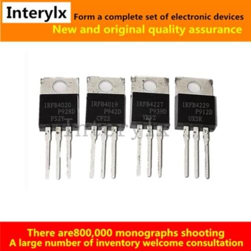 10PCS New IRFB4227PBF IRFB4110PBF IRFB3607PBF IRFB3306PBF IRFB3207PBF IRFB3077 IRFB3006PBF TO-220 MOF FET Can match Bom list
