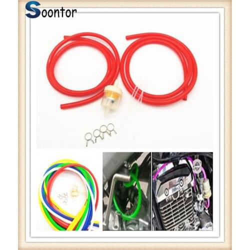 2M Motorcycle Fuel Hose Oil Tube Filter Pipeline Rubber for HONDA CB190R VT1100 GROM MSX125 Honda XADV 750 X11 A CB600F