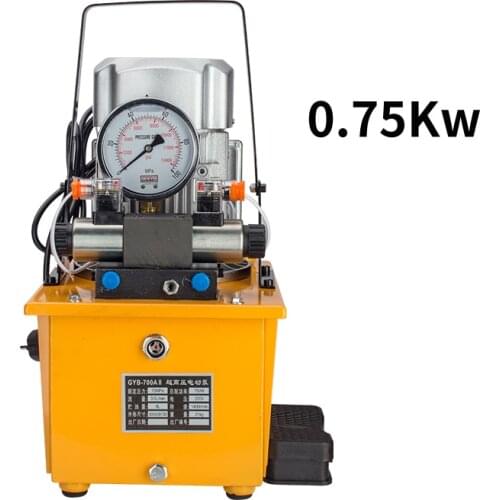 220V Double Action Electric Hydraulic Pump GYB-700AII Tank capacity 8L Double Electromagnetic Valve Pump 1400r/min 750W