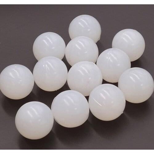 30pcs 10mm diameter vibrating screen silicone rubber ball bead solid bouncy wearable industrial balls sphere round bolus beads