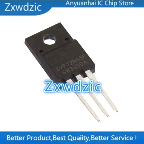 5pcs SVF12N65F TO220F SVF12N65 12N65 12A 650V TO-220F