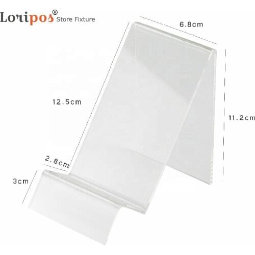 Big Size Acrylic Cell Holder Shoes Desk A5 Book Stand Phone Ipad Rack Table Bottle Display