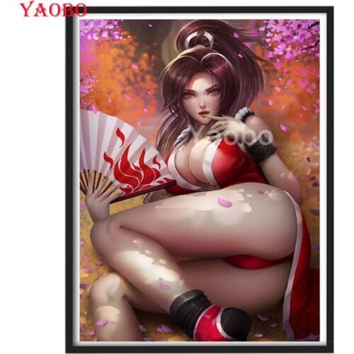 5d diy diamond mazayka Anime sexy girl diamond painting full square/round rhinestone embroidery wall stickers decor