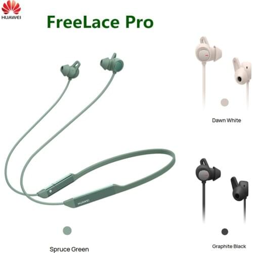 Huawei Freelace Pro wireless bluetooth headset in-ear sports headset 3 microphone design active noise reduction IP55 waterproof