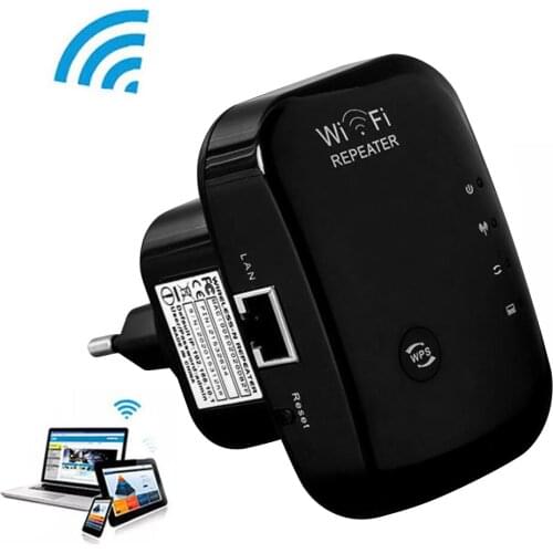 Wireless Wifi Repeater 2.4G Wi Fi Through Wall Router 300Mbps Wi-fi Signal Amplifier Wireless Repeater Booster