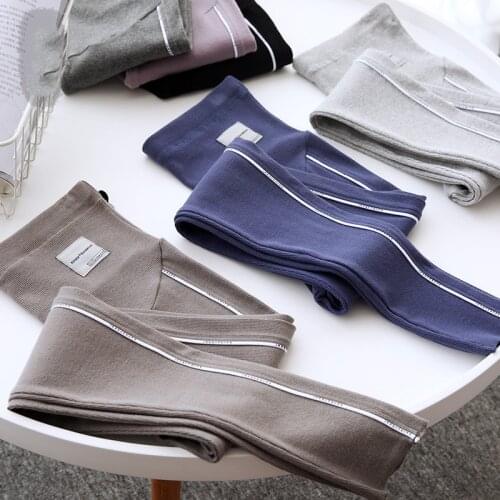 Maternity Fitness Trousers Casual Leggings For Pregnant Women Elastic High Waist Stripes Pants Pregnancy Sports Clothes
