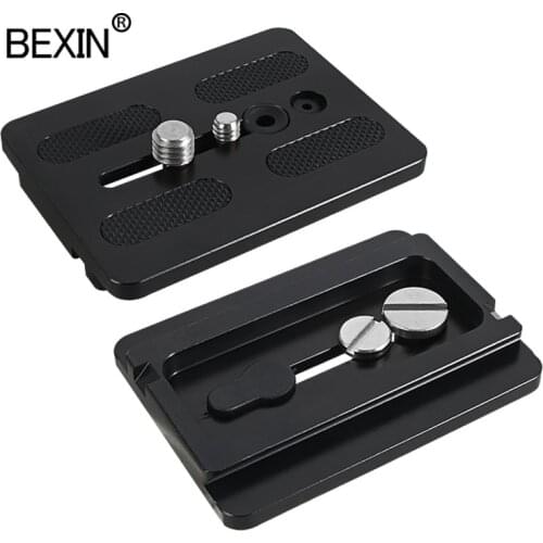Quick Release Plate Dslr Camera Mounting Plate With 1/4 3/8 Inch Screw For Weifeng 717 Camera Tripod Head