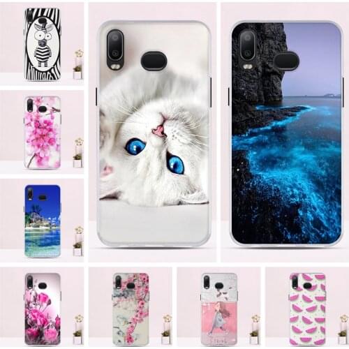 Phone Case For Samsung Galaxy A6s Case 6.0" Soft TPU For Samsung Galaxy A6s Cover Print Painted Cute Funda For Samsung A6s Case