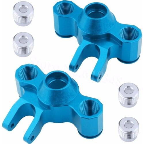 For RC 1/10 T-Maxx 3.3 Aluminum Axle Carriers Steering Knuckles Left / Right Hop-Up 5334