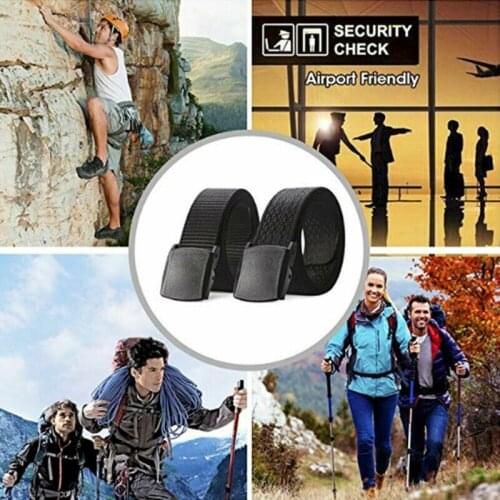 FAROT 1PCS Travel Security Belt Hidden Money Pouch Money Wallet Pocket Waist Belt Safe Man Hidden Money Mutilfuctional Belt