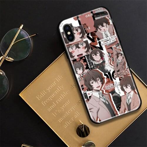 Osamu Dazai Bungo Stray Dogs Soft Silicone for IPhone Se 6s 7 8 Plus X XR XS 11 12 Mini Pro Max Glass TPU Phone Case Cover Shell