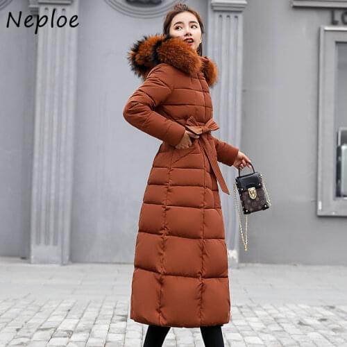 Neploe Women's Parkas With A Hood