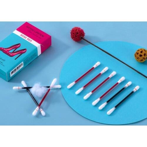 New 2021 Swab Lipstick Cigarette Case Cotton Swab Lipsticks Long Lasting Waterproof Cosmetics for Women