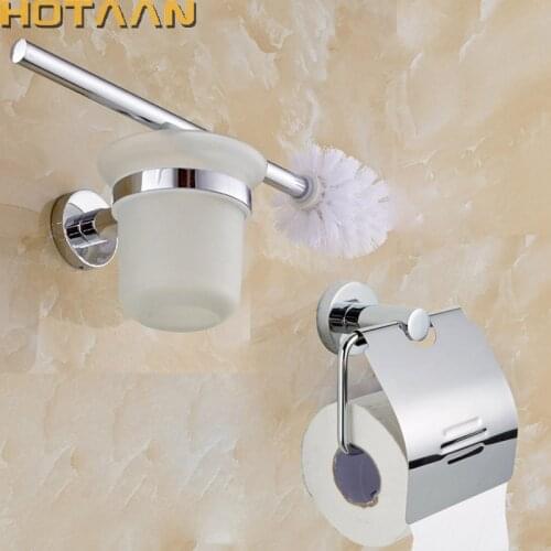 NEW Free shipping,stainless steel Bathroom Accessories Set,toilet brush holder,Paper Holder,bathroom sets,Chrome color