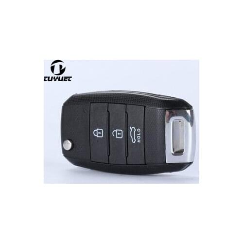 New Folding Flip Remote key Shell for Kia K3 K5 Replacement Car Key Blanks Case