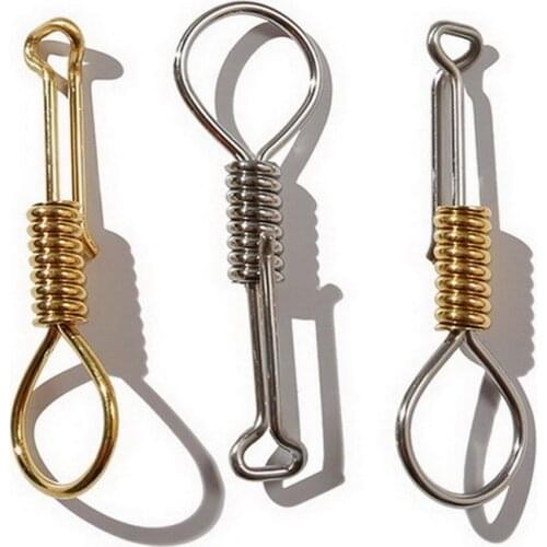 Creative Handmade Brass Keychain Waist Hang Buckle