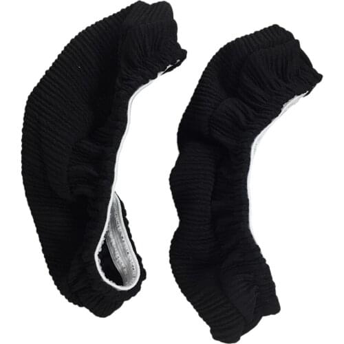 A Pair Polyester Removable Durable Machine Washable Office Chair Armrest Slipcovers Covers Pads