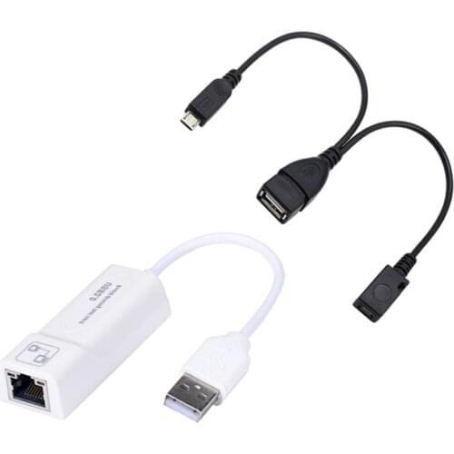 2021 USB LAN Ethernet Adapter Reduce Buffering For 2nd Generation Fire TV Stick Plug And Play TV Sticks Wholesale