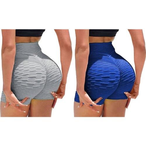 2pc Shorts Yoga Pants High Waist Seamless Leggings Yoga Shorts Push Up Leggins Sport Women Fitness Running Energy Sport Shorts