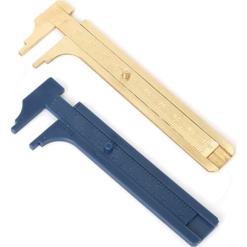 Vernier caliper DIY Jewelry Tool Plastic Copper Material Max 80mm 100mm Caliper For Depth Diameter Jewelry Measure Tool