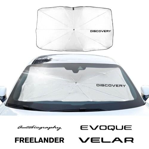 Car Windshield Sunshade Anti UV Protector Parasol For Land Rover Discovery Freelander Velar Evoque Autogiography Car Accessories