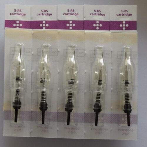 Tattoo Cartridge Needle Model 5/7/9RS 10pcs Tattoo Needle Tattoo Permanent Makeup Pen Machine Needles Tips for Eyebrow Lip