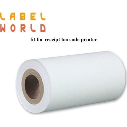 57mm thermal paper non-adhensive Bluetooth Portable fit for receipt barcode label printer white 10 /15 rolls