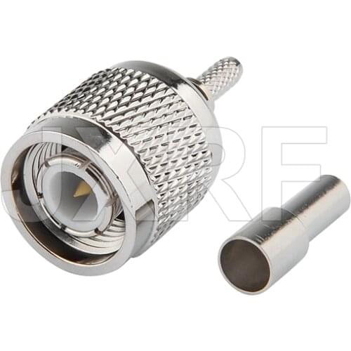 TNC male crimp RF connector TNC male Plug Crimp for RG316 RG174 LMR100 coaxial cable fast ship