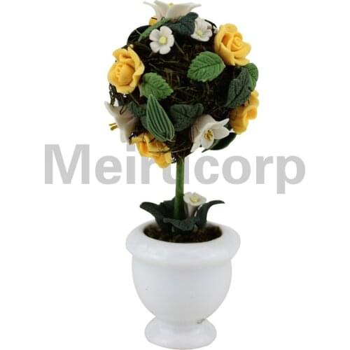 Doll house decoration 1/12 th Scene model Parterre Outdoor landscape