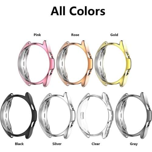 Ultra-thin TPU Plating Protection Case Cover For Samsung Galaxy Watch 3 41mm 45mm