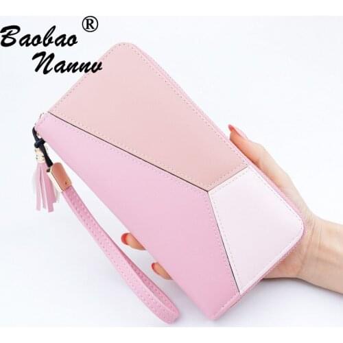 Big Capacity Women Wallets 2019 Long Woman Purse Card Holders Cellphone Pocket for Lady Girls Students Zipper Bag Coin Clutch