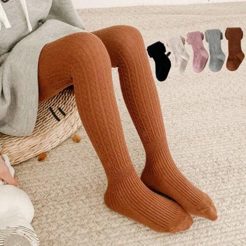 Winter Soft Warm Baby Pantyhose Solid Color Children Stocking Elastic Cotton Girls Tights Kids Stocking Accessories