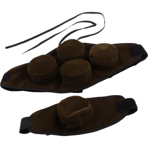 2 Pieces Adjustable Smokeless Moxibustion Waist Belt With Moxa Heat Pack Boxes