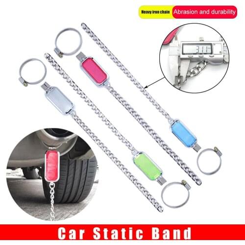 39cm Antistatic Belt Car Styling Electrostatic Avoid Universal Auto Suplies With Reflective Strips Car Static Eliminator Strip