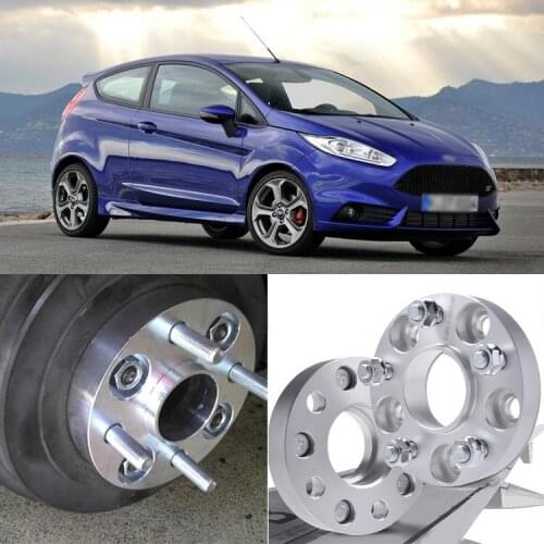 Teeze 4pcs 4X108 63.4CB 25mm Thick Hubcenteric Wheel Spacer Adapters For Ford Fiesta 2004-2018