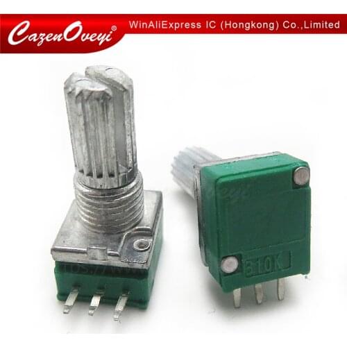 5pcs/lot RK097N 1K 5K 10K 20K 50K 100K 500K 250K B5K with a switch audio 3pin shaft 15mm amplifier sealing potentiometer