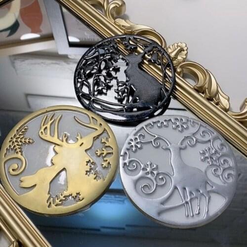 9 Pcs Christmas Coaster Epoxy Resin Mold Xmas Series Cup Mat Silicone Mould DIY Crafts Home Decorations Ornaments Casting