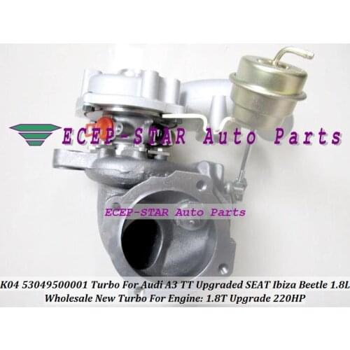 Free Ship K04 53049500001 Turbo For AUDI A3 TT 1.8T Upgraded Ibiza VW Beetle ARZ APP AJQ AUM AUQ AVJ ARY AWU AWV BKF BNU 1.8L