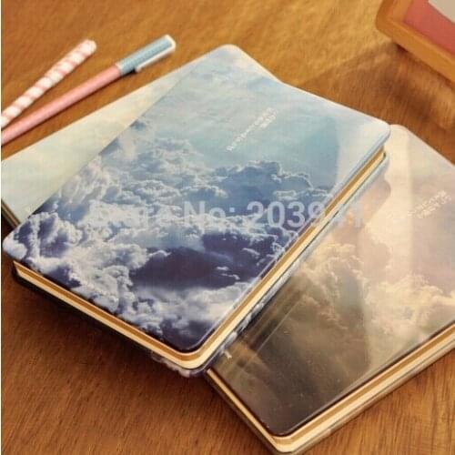 1pcs/lot Good Quality Vintage Handemade Sky Cloud Design Notebook Notebooks For School Children