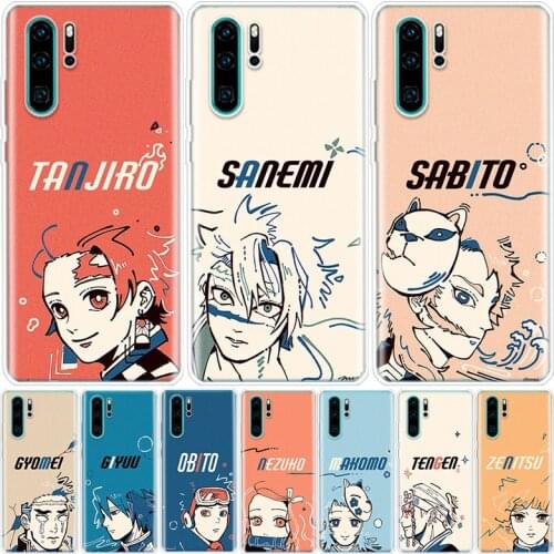 Anime Demon Slayer Blade Cartoon Phone Case For Huawei Honor 9 8A 8S 8X 7X 7A 20 10 Lite Pro 9X Y9 Y8 Y7 Y6 Y5 V20 V30 10i20i Y9