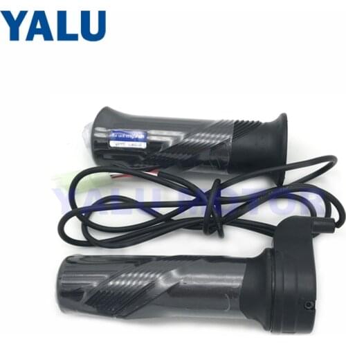 Electric Bicycle Scooter Gas Handle standard Ebike Twist Throttle with 1.5m cable for Electric Bike Ride on Toy Vehicle