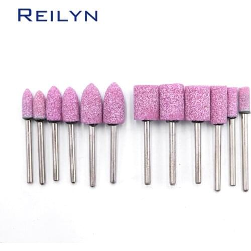 10pcs sanding head grinding wheel polishing bits sand polisher grinding head acc. for die grinder / dremel / rotary tools