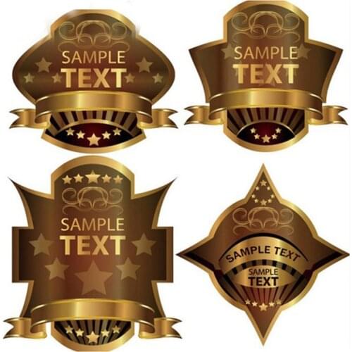 Customized Hot sale private design printing cosmetic jar labels with clear materials