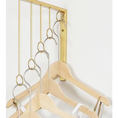Space Saving Hanger Iron Cloth Hanger Hook Home Decor Clothes Hanger With 5 Hooks Closet Organizer Wall Decor Hook Storage Shelf