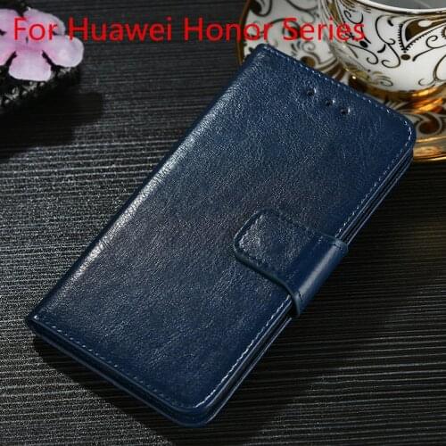 Leather Case For Huawei Honor 5C Europe 5X 6 6X 6A 6 Plus 7 7C 7A 7X 7A Pro 8 8C 9 Lite V20 V10 10 Lite Play Flip case
