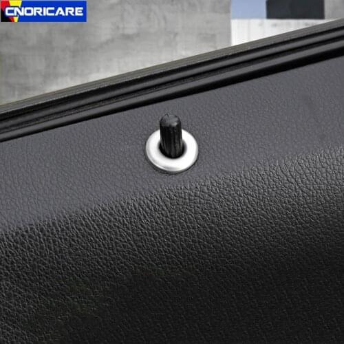 Stainless Steel Car Door Lock Cover Sticker Trim Decoration For Mercedes Benz C Class W204 2009-2014 Interior Accessories