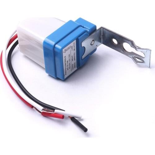 New Arrival 5Pcs AC DC 12V 10A Photo Control Auto On Off Photocell Light AS-10 Sensor Switch Set