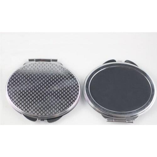 Wholesale make up mirrors 150pcs/lot Metal Portable Folding Mirror Makeup Mirror